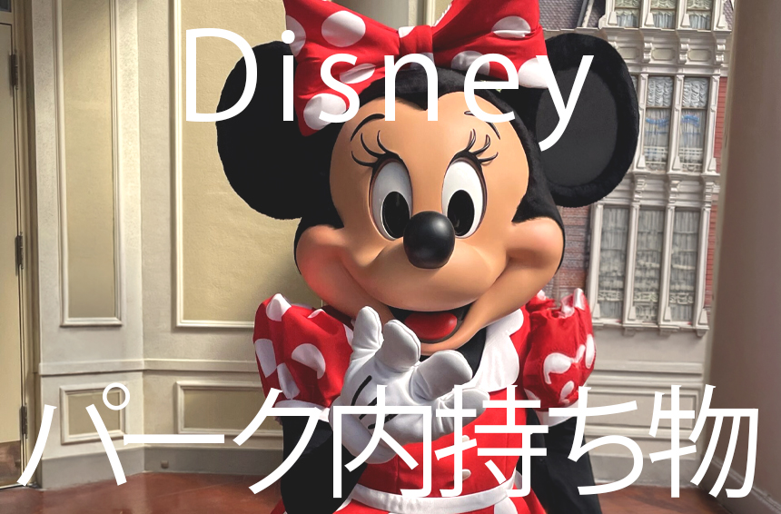 ディズニーパーク内持ち物
